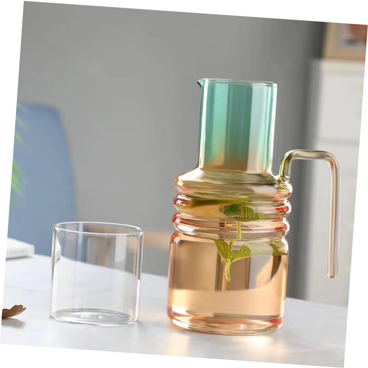 LABRIMP 1juego Jarra De Para Agua Fría De Diseño Degradado y Capacidad Para Bebidas Para Jugos y Restaurantes