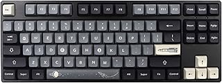 JSJT Custom Key Caps PBT XDA Profile Keycaps Aerospace Apollo Themed Keycap 133 Keys for 61/64/68/87/96/104/108 Cherry Gateron MX Switches Mechanical Gaming Keyboard(6.25U 7U Spacebar)