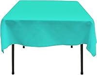 Vista 43 de GEFEII Servilletas de tela de poliéster sólido de 18 x 18 pulgadas para mantel rectangular redondo y cuadrado para boda, fiesta, restaurante