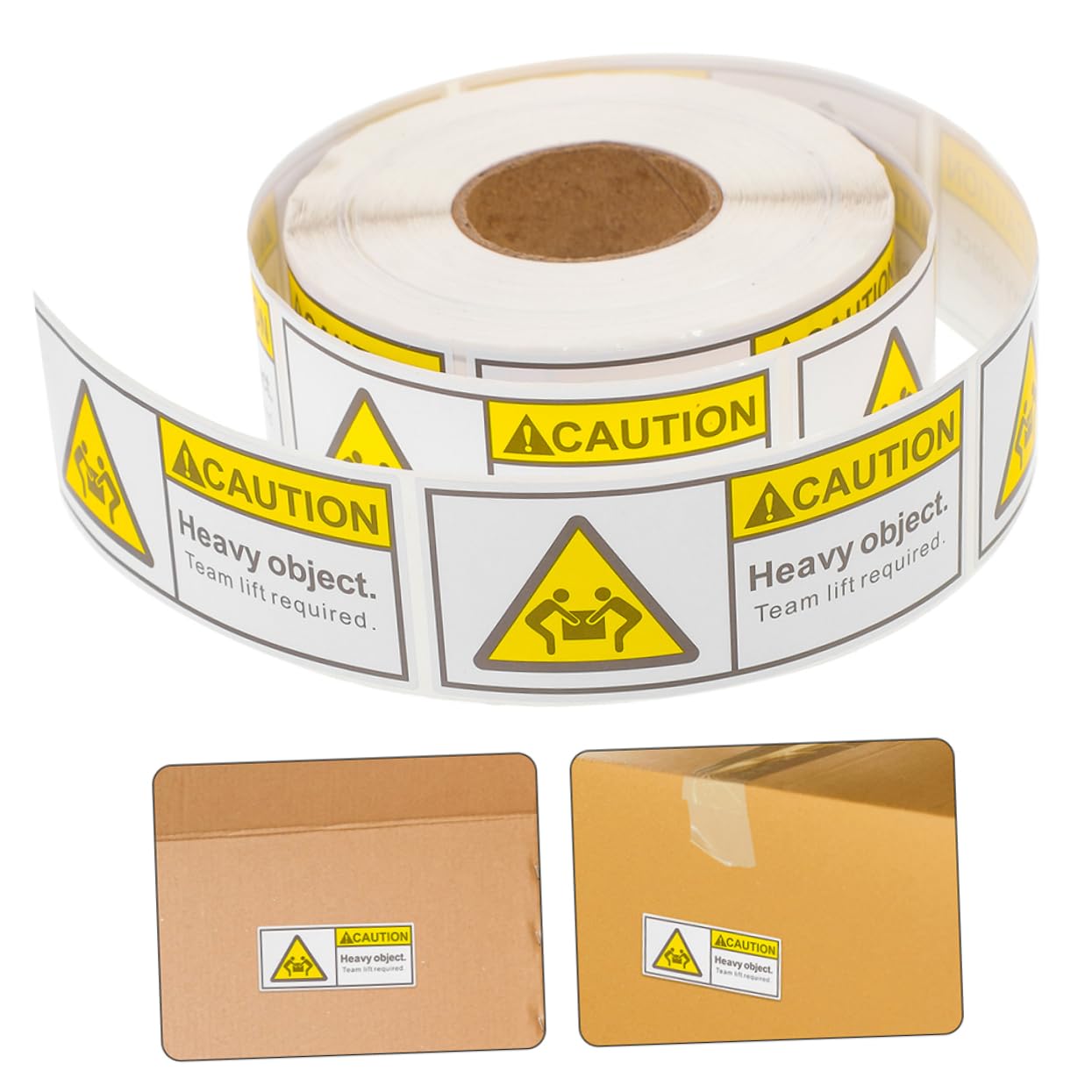 ULTECHNOVO 2rouleaux Étiquettes Avertissement Adhésives Pour Colis Lourds De Stickers Pour Pratiques Pour Déménagement Et Expédition Optimisez La Gestion Des Charges Lourdes