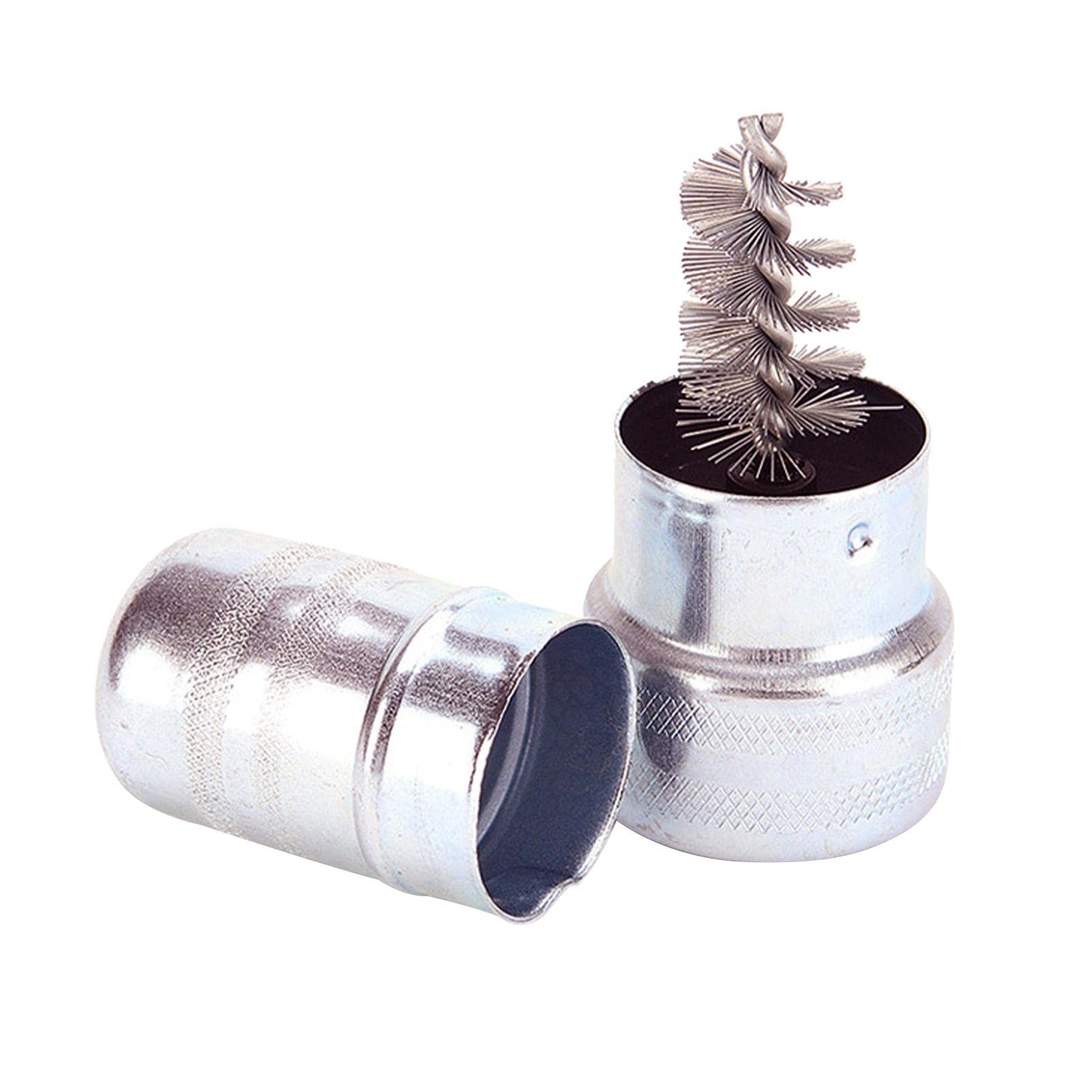 Zceplem Silver Car Battery Wire Brush, Battery Terminal Cleaner, Battery Post Terminal Cleaner Tool, Car Truck Vehicles Battery Post Terminal Cleaner Dirt And Corrosion Brush Hand Clean Tool