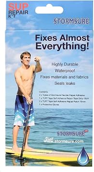 Stormsure SUP - Stand Up Paddleboard Repair Kit. Waterproof, Durable, Flexible and Pressure-Proof Repairs for Paddleboards
