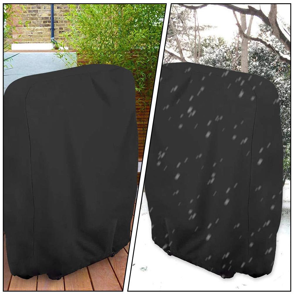 Housse de Chaise de Jardin Imperméable en Tissu Oxford 110x71x34cm, Couverture Extérieure Anti-poussière pour Mobilier de Jardin Balcon ou Terrasse