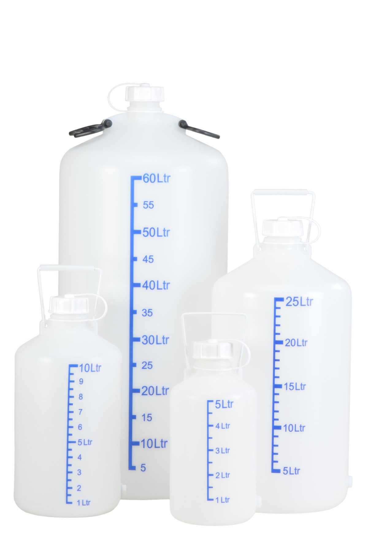 hünersdorff Barattolo/serbatoio da 5 litri con scala graduata Con protezione UV, colore naturale
