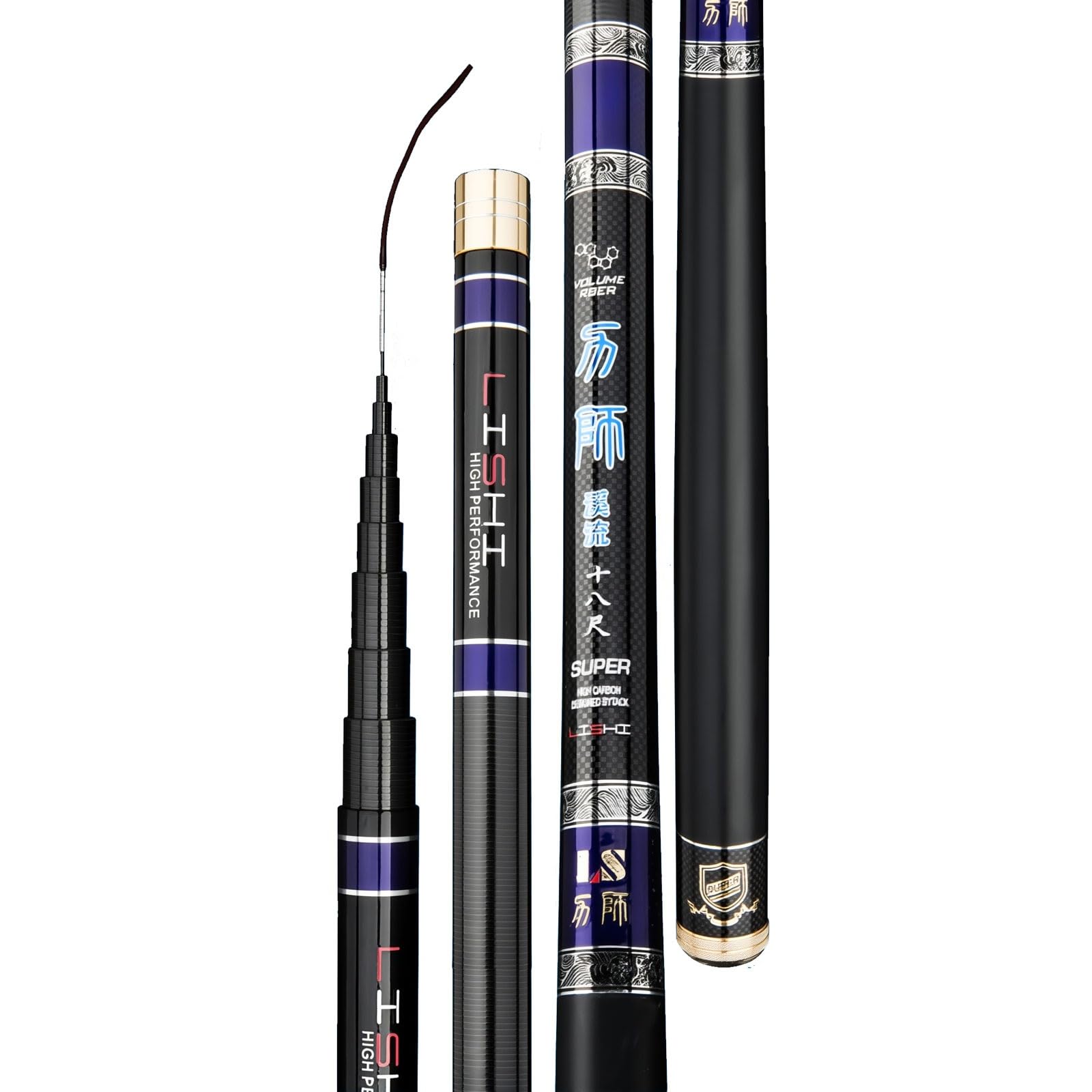 CañAs De Pesca Carbono 3.6m 3.9m 4.5m 5.4m 6.3m 7.2m CañAs Telescopicas