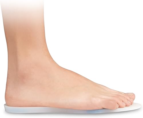 Miniatura 2 de Soles Insertos de silicona para zapatos (par) Soporte ortopédico para caminar, correr y fitness, suave, cómodo, diseño hipoalergénico, XXL  45-46