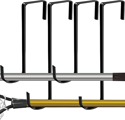 KEYBOO Percha para poste de piscina, paquete de 4 ganchos para accesorios de piscina, ganchos de piscina para postes, rastrillos de hojas, redes,