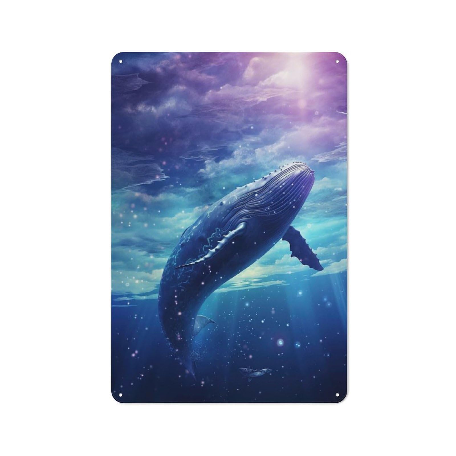 Metal Wall Sign 30x20cm Featuring Stellar Serenity for Bar Or Restaurant, for Bar Decor Enthusiasts