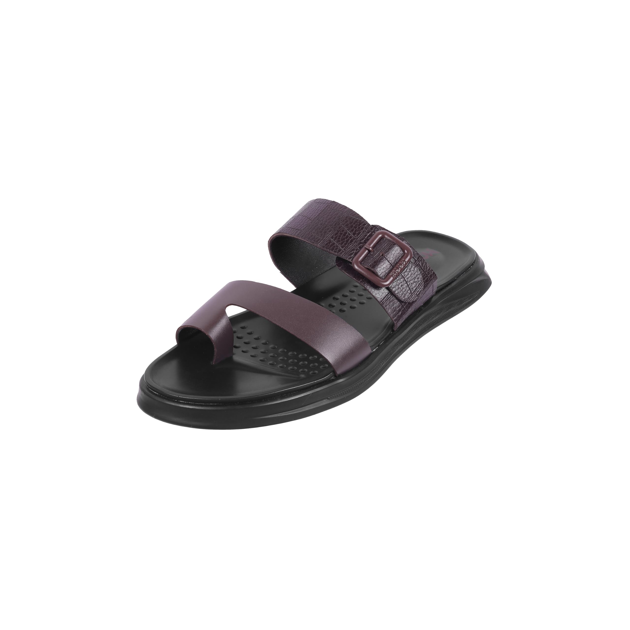mochi Men Faux Leather Comfort Thong Chappal-picture-54