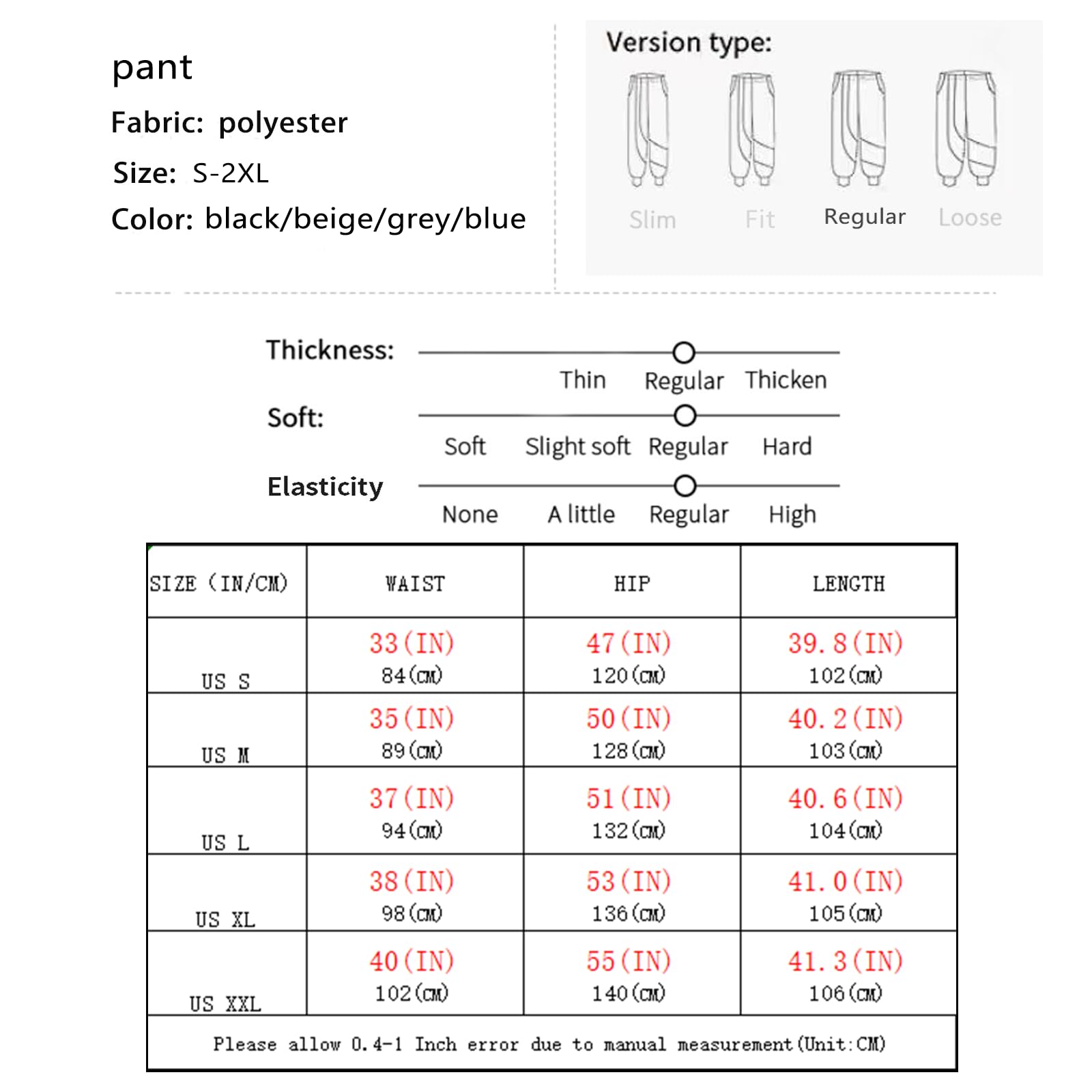 GURUNVANI Pantaloni da uomo in velluto a coste larghi con coulisse pantaloni cargo vintage