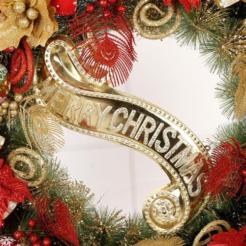 Décoration de couronne de Noël pour habiller vos fenêtres et façades de maison