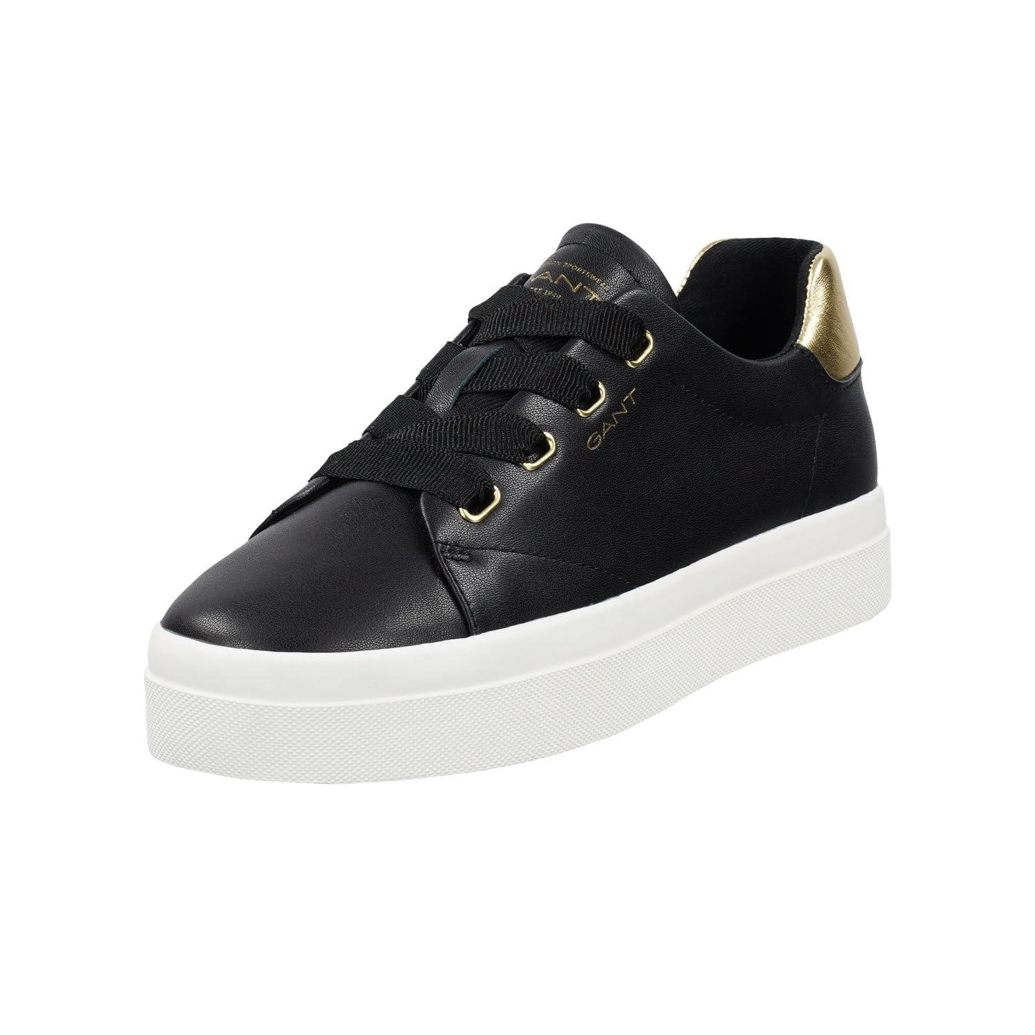 GANT Footwear AVONA - Zapatillas Deportivas para Mujer, Talla 41 EU, Negro y Dorado., 41 EU