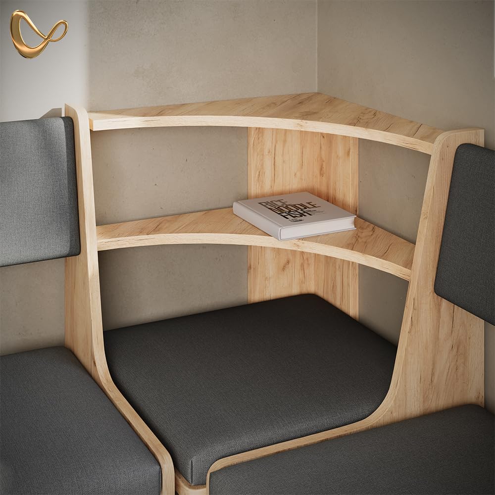 Livinity Esszimmer-Eckbank Tiberio, Sandeiche, 43.5 x 43.5 cm