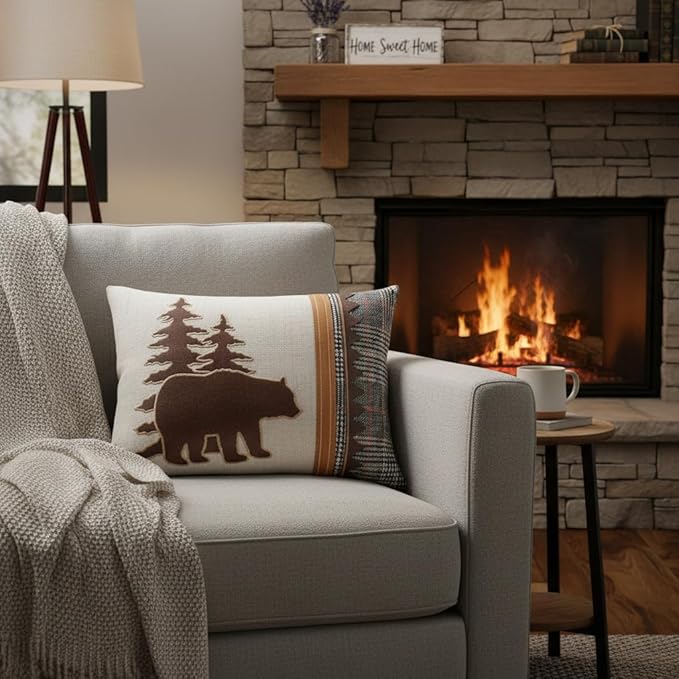 Almohada Decorativa de Poliéster 45x45 cm con Cierre miniatura 8