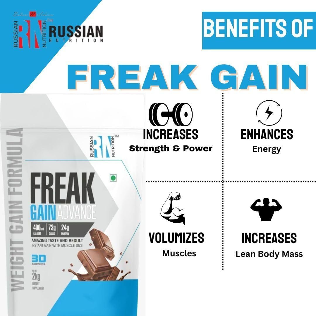 Buy Now Freak Gain Advance Weight Gainer | 1Kg | Healthy Body Gainer...