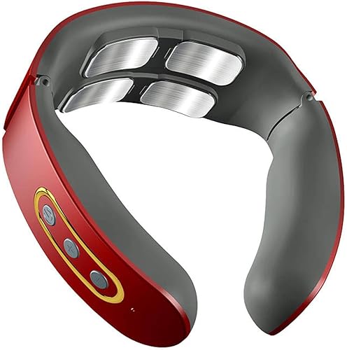 Miniatura 1 de FARZI Inteligente Vértebra cervical de cuatro cabezas aparato terapéutico pulso de carga portátil masajeador de hombros y cuello masajeador de cuello