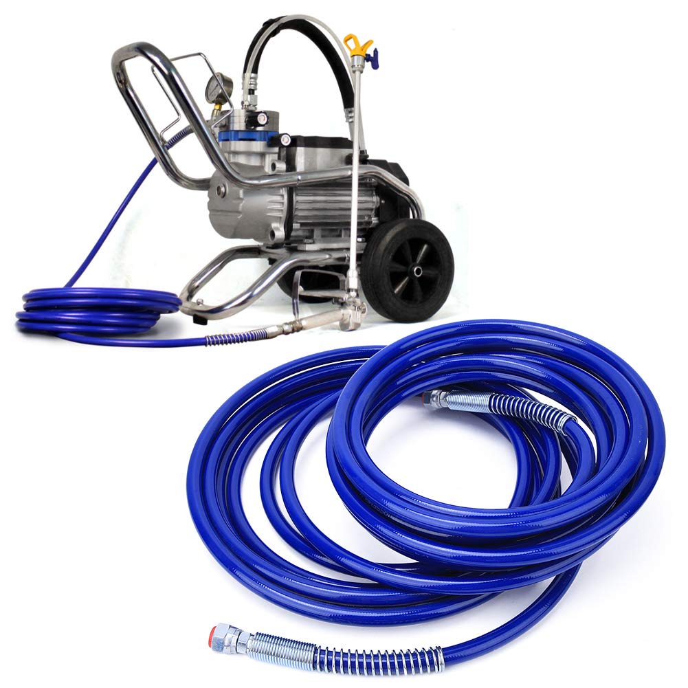 Manguera de pulverización de pintura de 1/4 pulg., Manguera de pulverización de pintura de 10 metros 3265Psi, tubo de fibra flexible de pistola pulverizadora sin aire