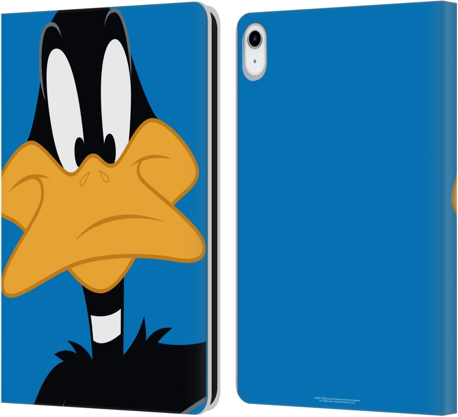 Head Case Designs Officially Licensed Looney Tunes Daffy Duck Characters Leather Wallet Case Compatible with Apple iPad 10.9 2022/2025