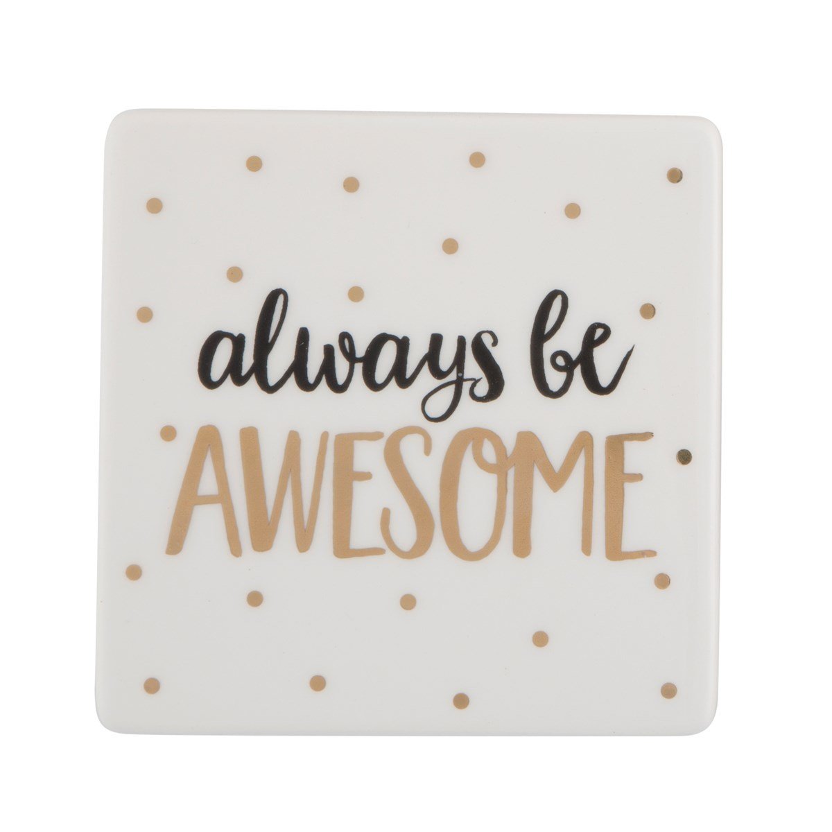 Sass & Belle Awesome Metallic Monochrome Coaster (Chic019)