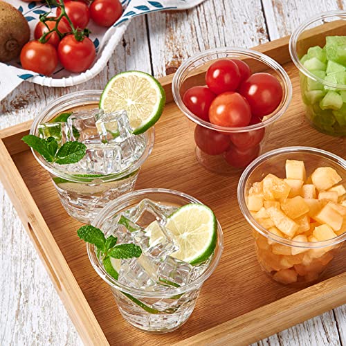 Turbo Bee S-XA412 50 Pack 9Oz Clear Plastic Cups,Disposable Crystal Drinking Cups,Pet Plastic Party Cups thumb #6