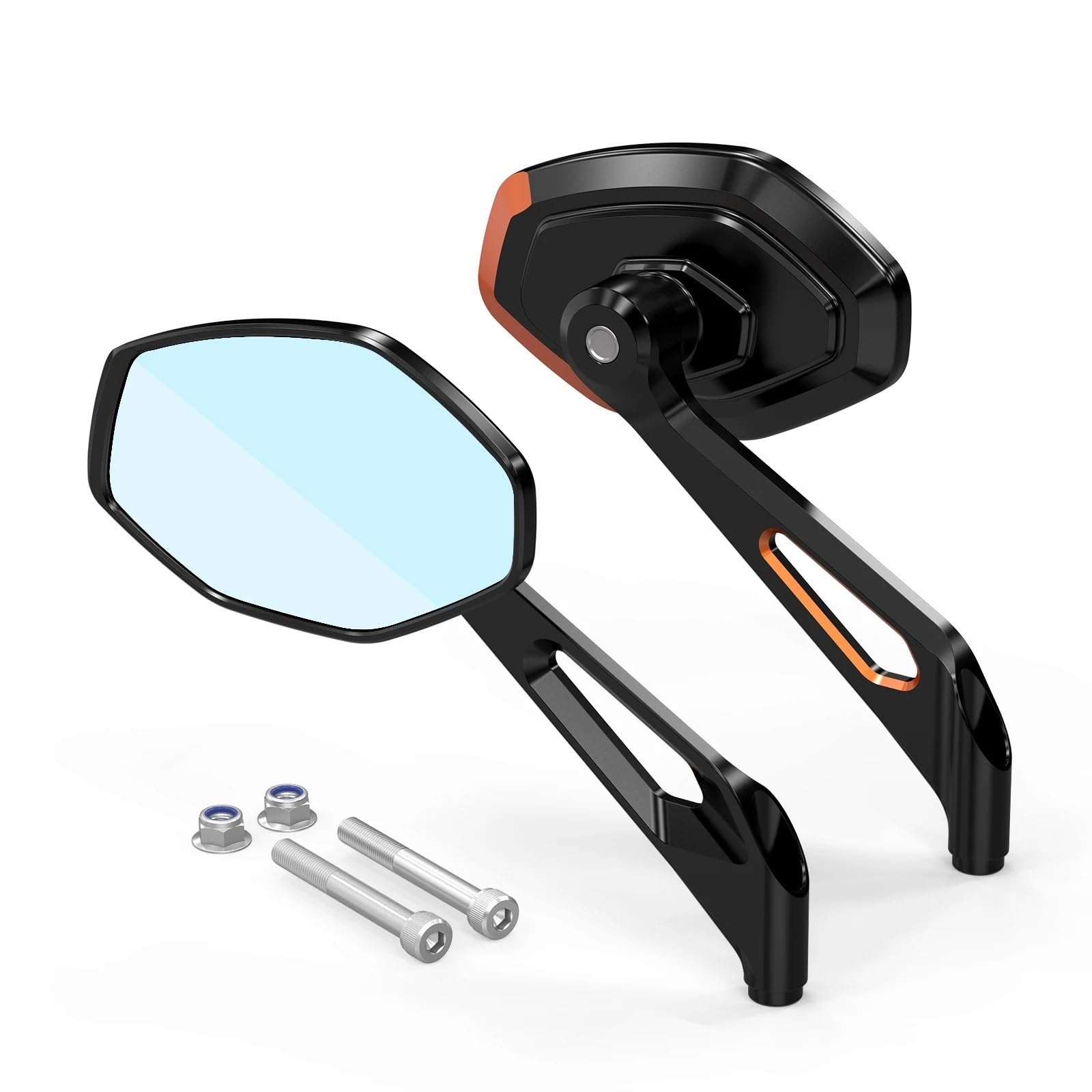 Rétroviseur de moto custom en alliage robuste et design rétro