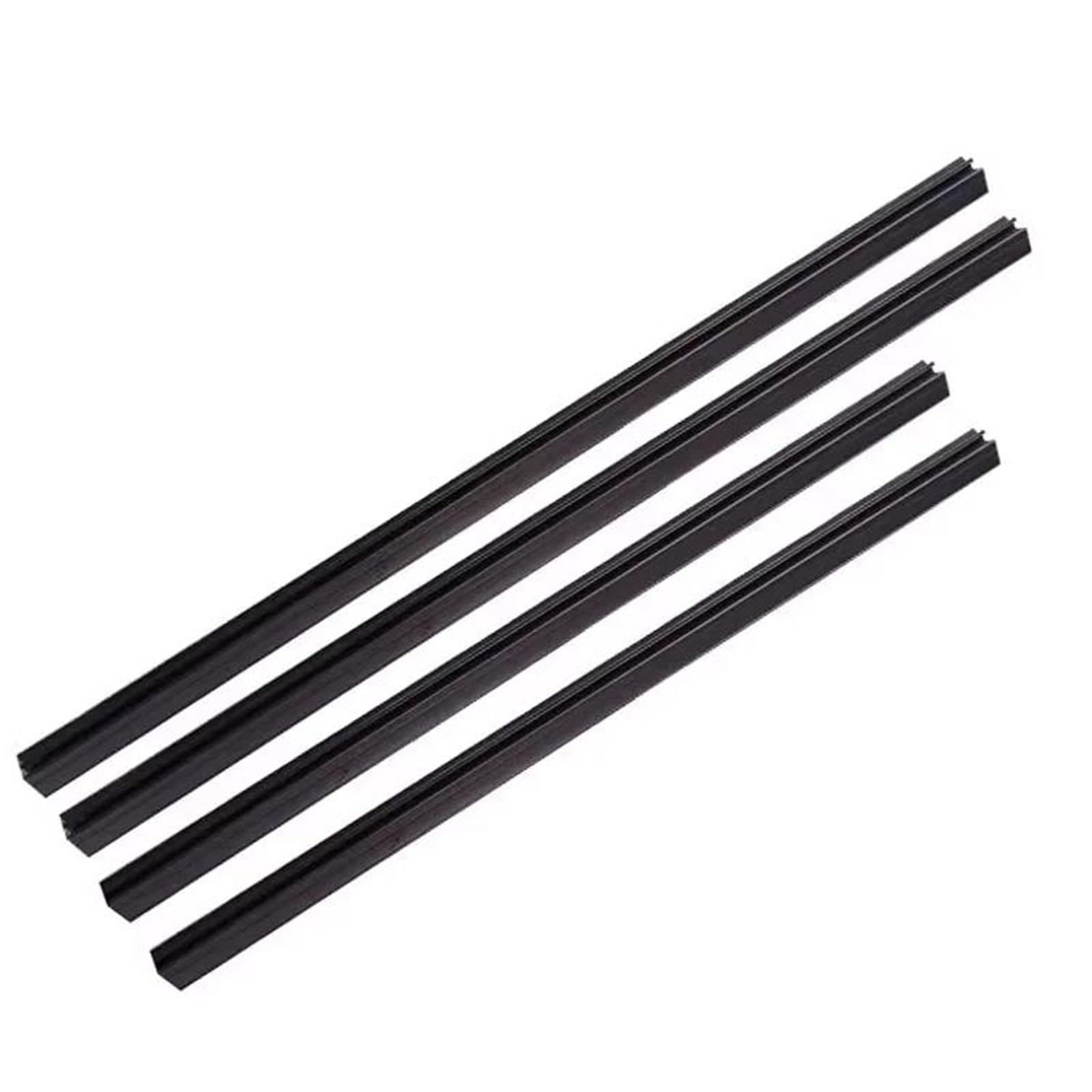 Hrqctim Inner Windows Car Window Seals For Mitsubishi For Outlander 07-12 Waterproof Sealing Strip 4Pcs Car Outer Door Windows Rubber Weatherstrip(Inner Windows)