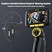 Endoskopkamera mit Licht, Endoskopkamera beweglicher Kopf 6.2mm Industrielles Endoskop with 5'' IPS...