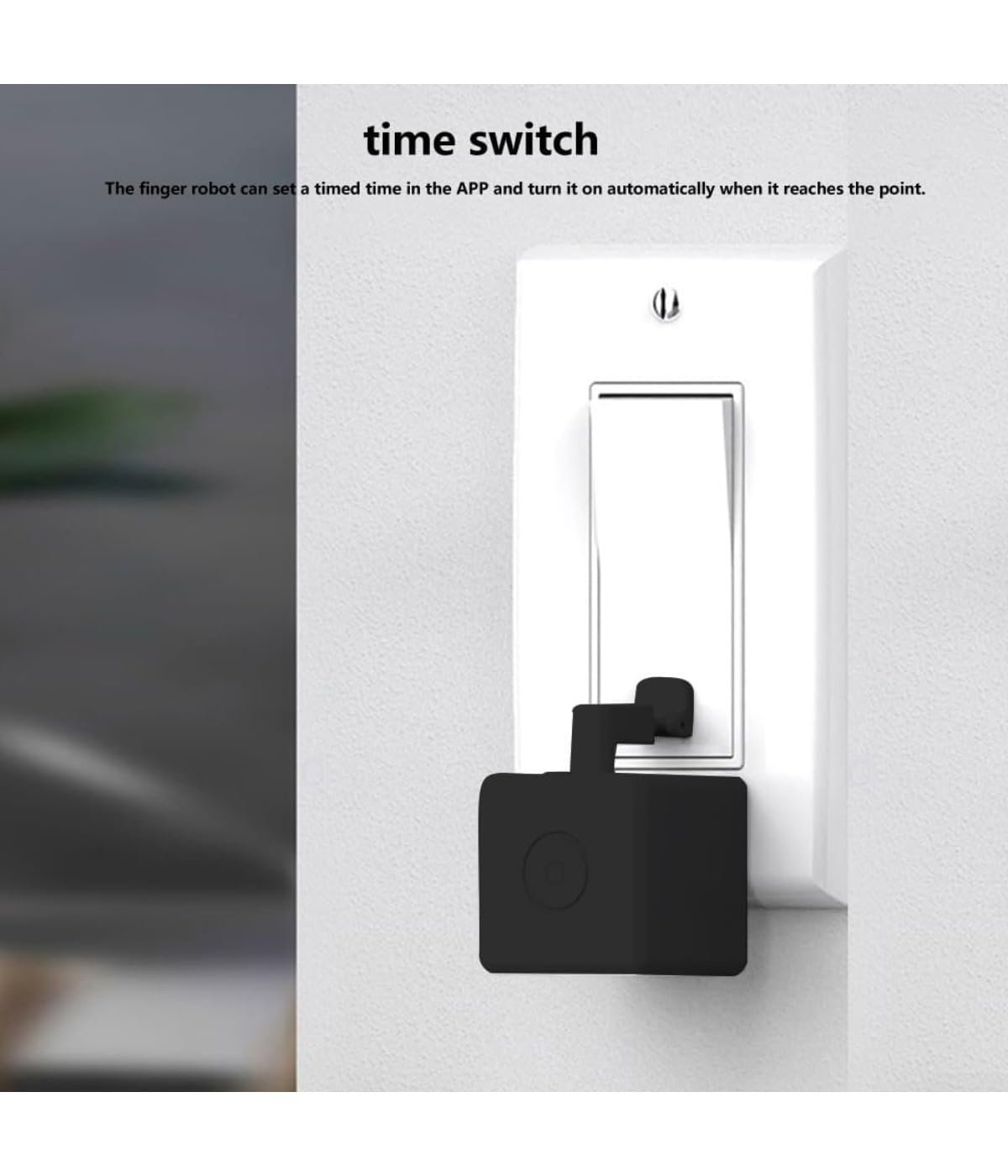 1 unidad de control táctil compatible con Bluetooth, interruptor de control inteligente, interruptor de luz, ventilador, TV, color negro