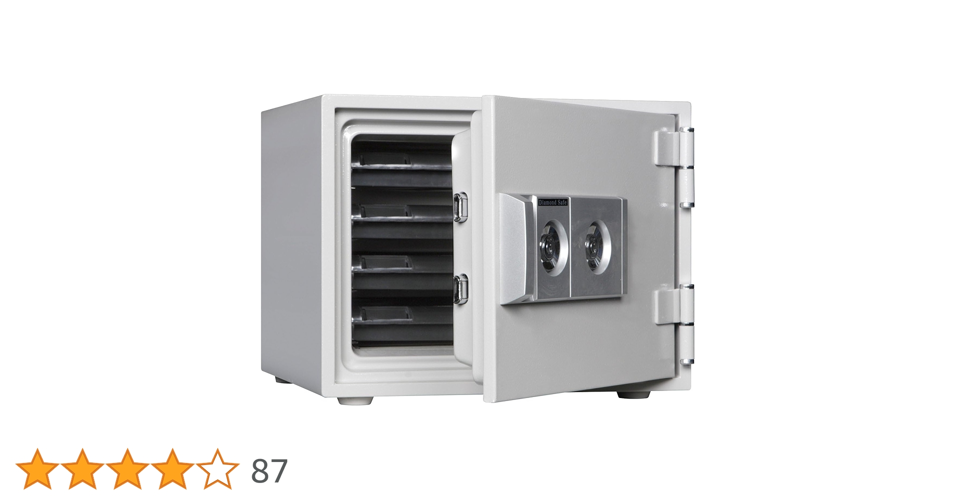 ダイヤセーフ 家庭用耐火金庫 2キータイプ (2キーロック) DW34-4