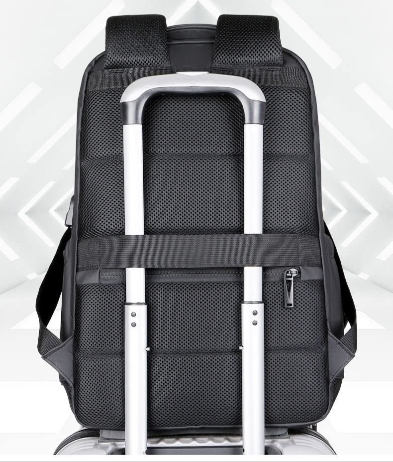 Zaino Unacchio Computer Rucching Business Vallazione Backpack Basse Scuola in Maglio della Porta di Caranda USB Fits15.6 Pollici