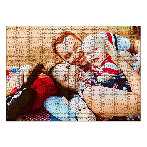 LolaPix Puzzle Personalizado 1000 Piezas. Personaliza con tu Foto. Puzzle Cartón Acabado Brillante. Varios tamaños. 1000 Piezas