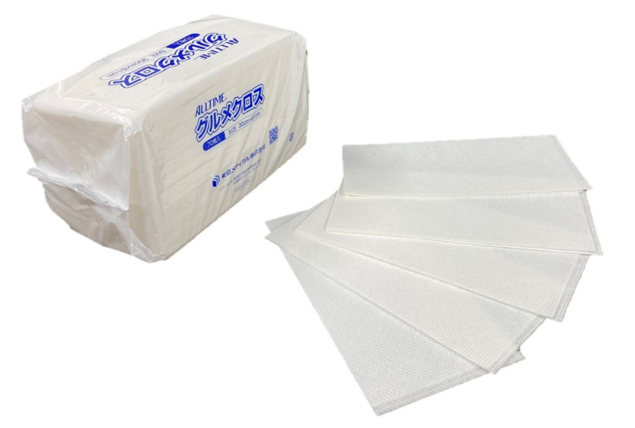 Amazon｜東京メディカル カウンタークロス ホワイト FT700 厚手 日本製 業務用 70枚 30×61㎝ 繰り返し使用 高吸収 グルメクロス｜ふきん  オンライン通販