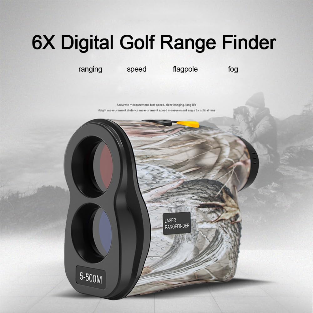 FUBESK 500m Digital Golf-Monocular Range Finder Distancia Medida Caza Telémetro