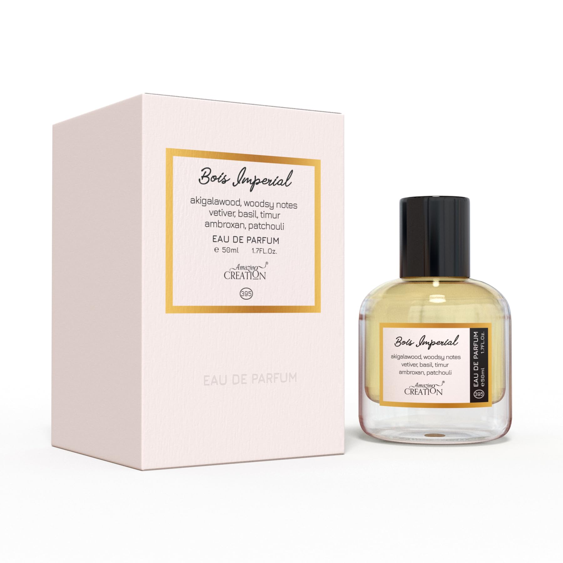 Amazing Creation Bois Imperial Eau de Parfum for Unisex | Long-Lasting Woody & Amber Fragrance for Men & Women 1.7 Fl Oz / 50ml