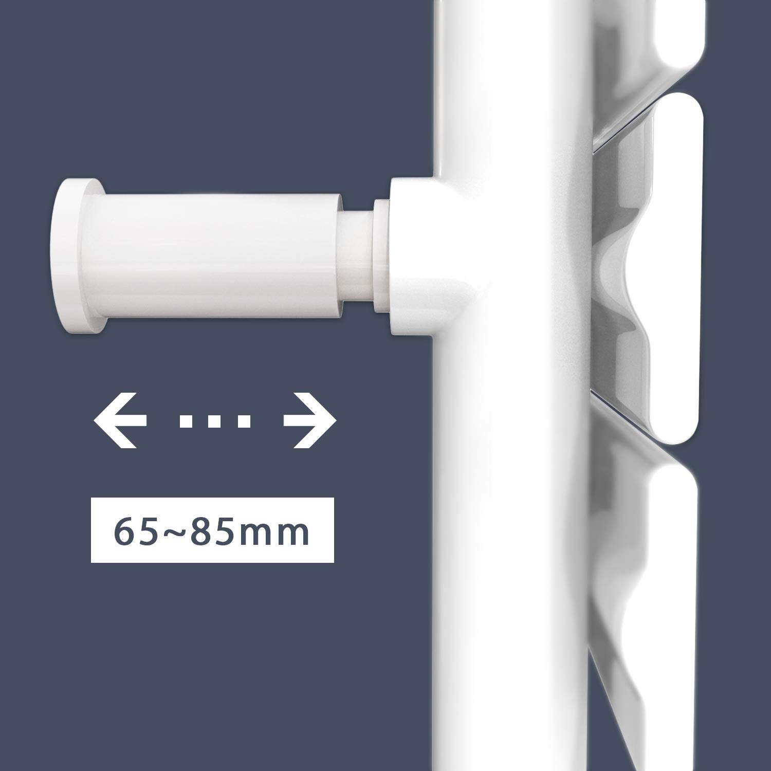 SONNI Badheizkörper 1590x600 mm Weiß, Handtuchheizkörper für Bad Heizkörper Flach mit Seitenanschluss Handtuchwärmer Handtuchhalter | Weiß Heizkörper Flach mit Seitenanschluss Handtuchwärmer Handtuchhalter