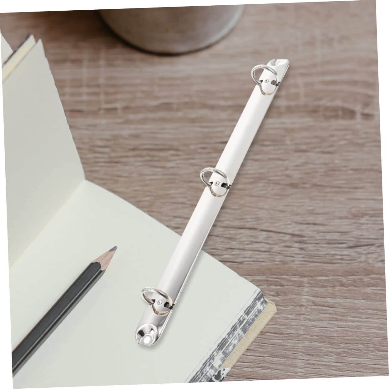 ARTIBETTER 12 Set Legante Metallico D Anello A Clip Sciolto Raccoglitori Per La Scuola Legante Sottile Esposizione Raccoglitori Metallici A Fogli Mobili Clip Raccoglitore Argento 2 Pezzi * 12