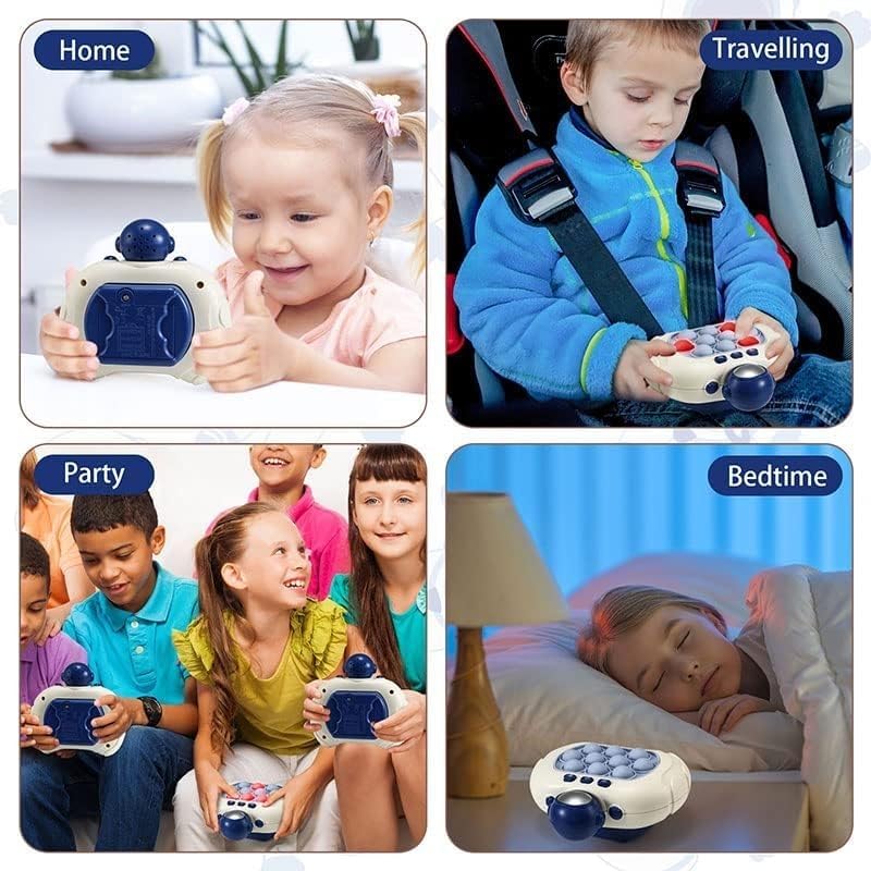 Miniatura 3 de Juguetes de juego de empuje rápido iluminados, consola de juegos de bolsillo, consola de juegos educativos innovadores para niños, juegos de