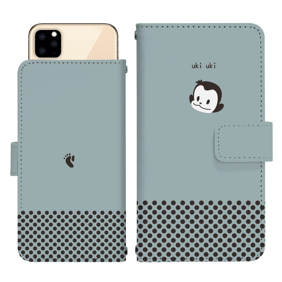 Amazon.co.jp: iPhone7Plus 用 スマホケース スライド式 手帳型 