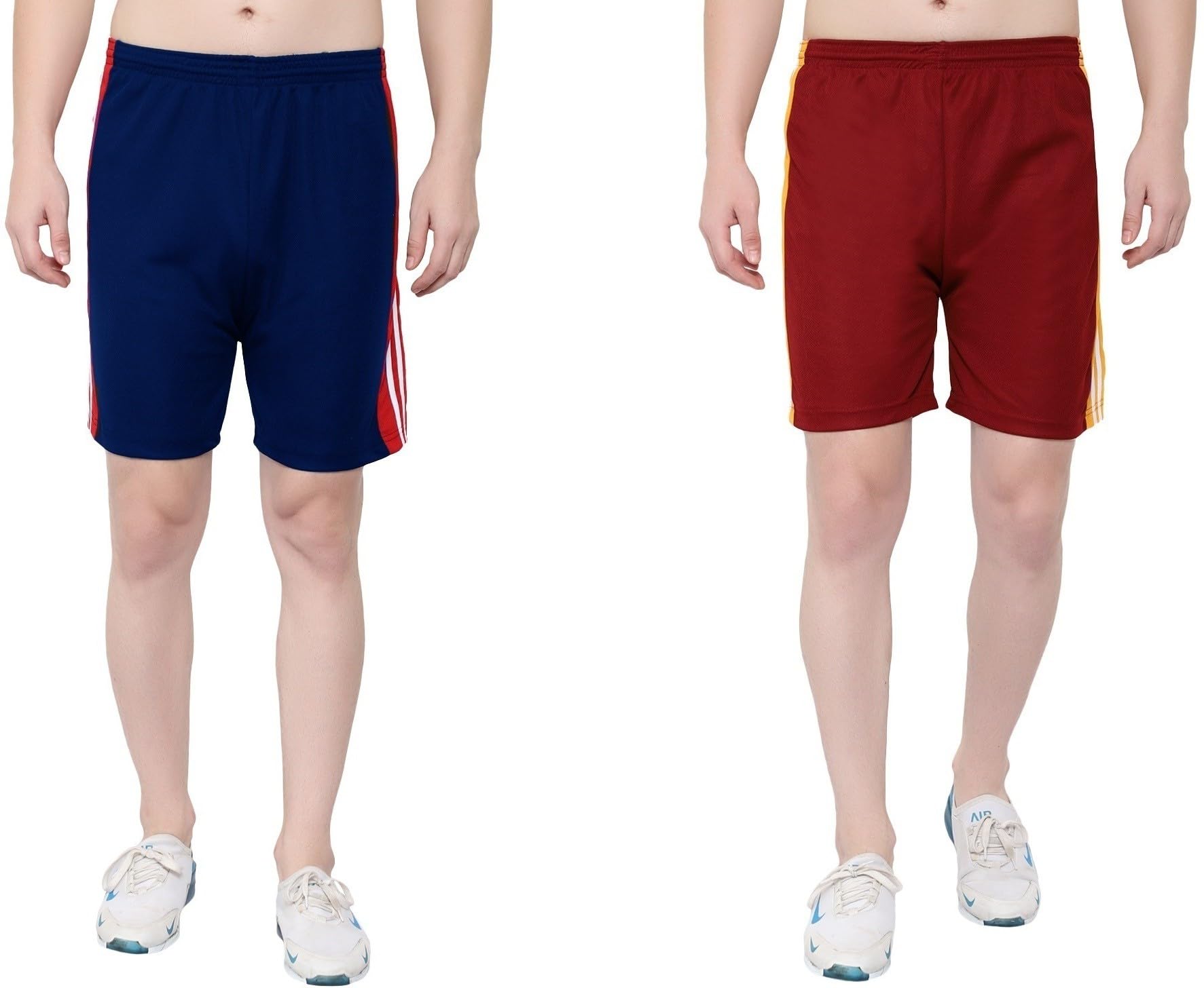Solid Men Multicolor Regular Shorts S-JAL_725-Navy-Red-picture-33