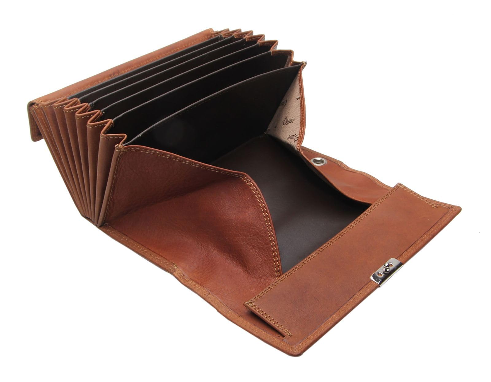 Esquire Waiter's Wallet 50020802 Brown 02 18 x 10,5 x 3,5 cm Unisex ADULTOS