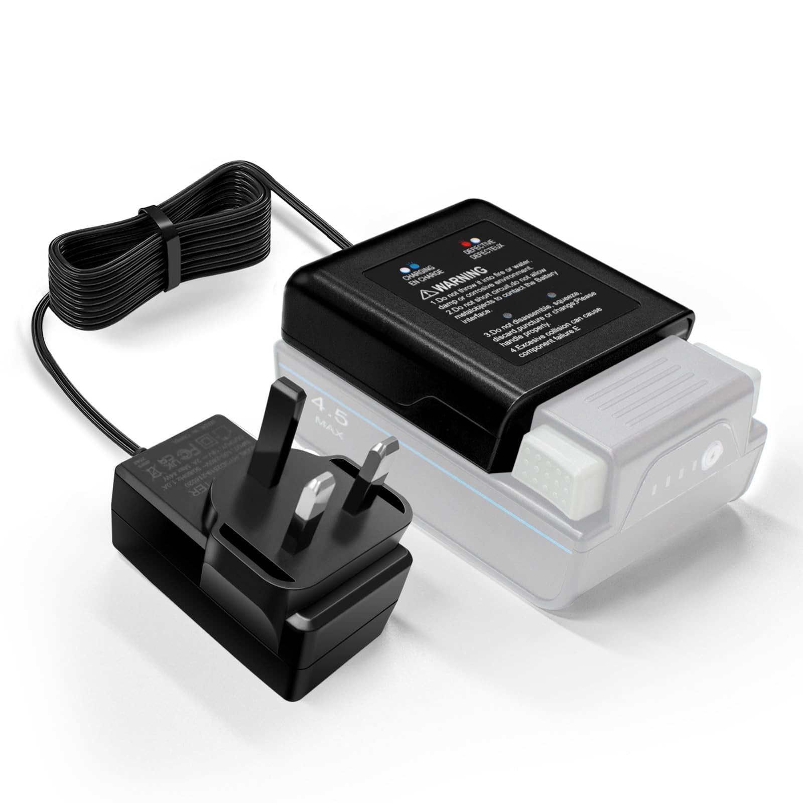 GOXX 1.5A Slide Fast Charger for VAX ONE PWR Battery