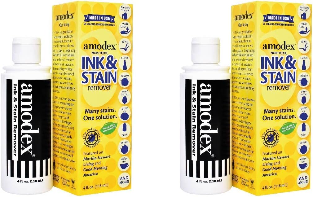 Amodex Ink and Stain Remover Cleans Marker, Ink, Crayon