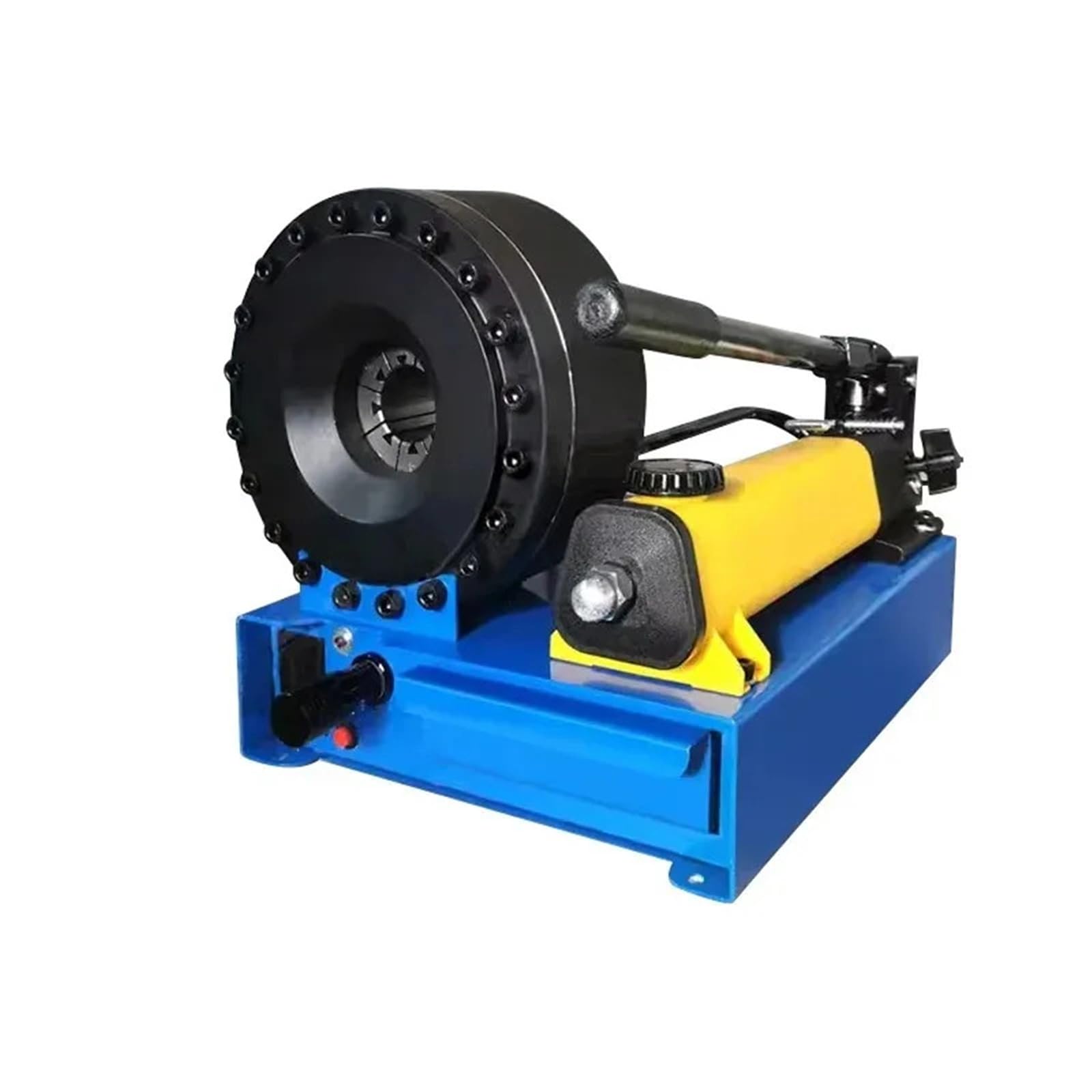 Máquina prensadora de tubos portátil, máquina prensadora de mangueras hidráulicas, pequeña máquina prensadora Manual de tubos de acero hidráulicos