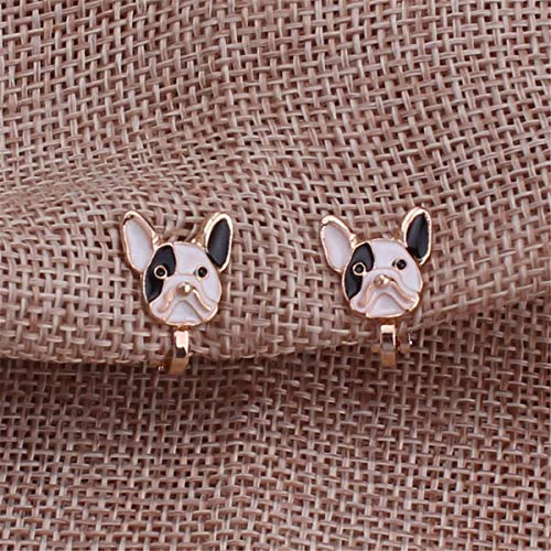 Cute Cartoon Animal Shape Clip on Earrings Non Pierced Luxury Fashion Small Clip Earrings4