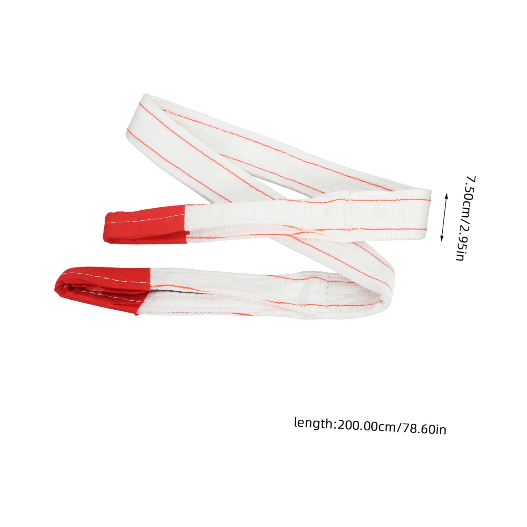 FUNOMOCYA Industrial Lifting Sling Tow Strap Flat Design Sling Construction Heavy Duty