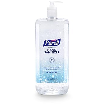 PURELL Advanced Hand Sanitizer Refreshing Gel, Clean Scent, 1.5 Liter Pump Bottle Pack of 1 - 5015-04