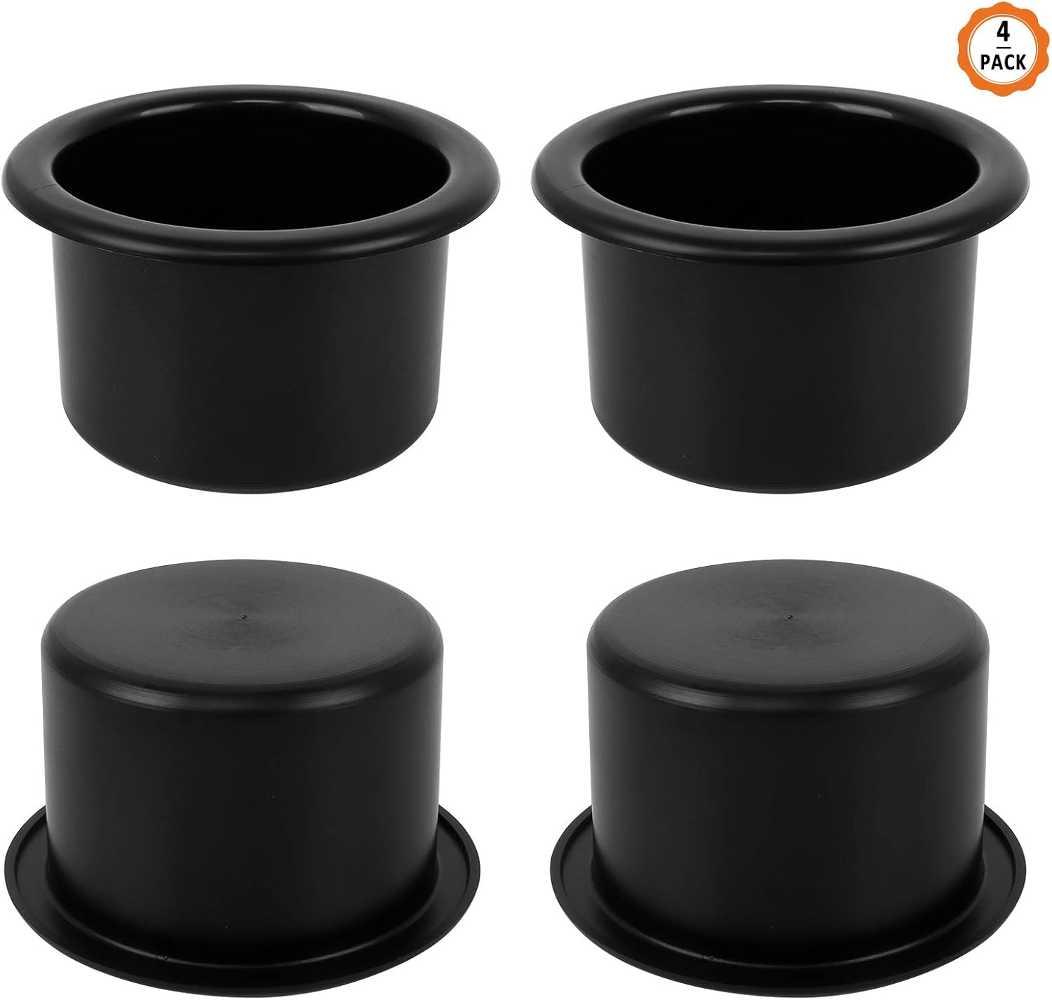 4 Pieces Cup Holder Insert, Plastic Table Cup Holder 85mm Diameter
