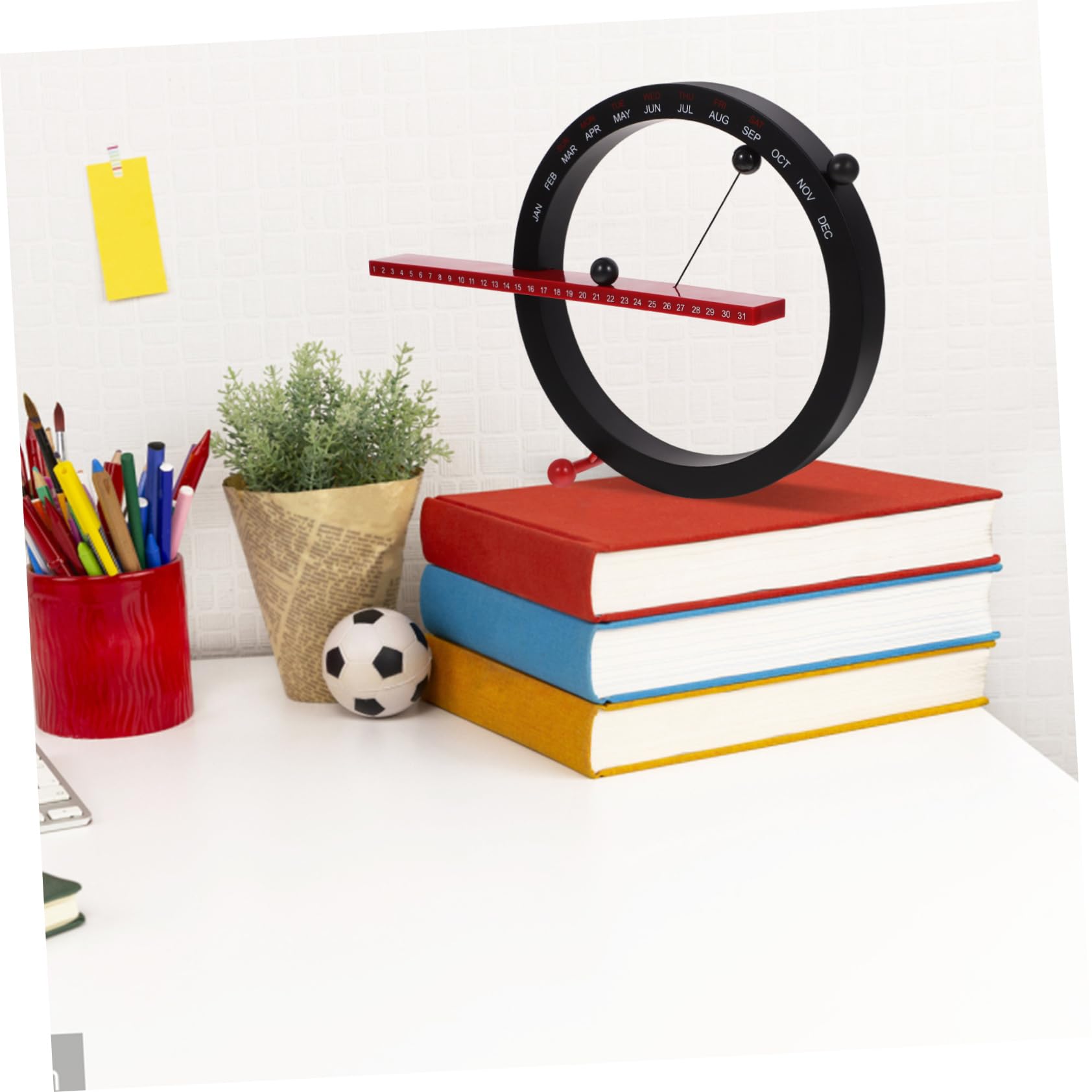 Juego de 3 relojes decorativos de pared, calendario de Adviento 2022, decoraciones de Navidad para niños, planificador de sastres de prensa, decoración del hogar, imán eterno, escritorio, oficina,