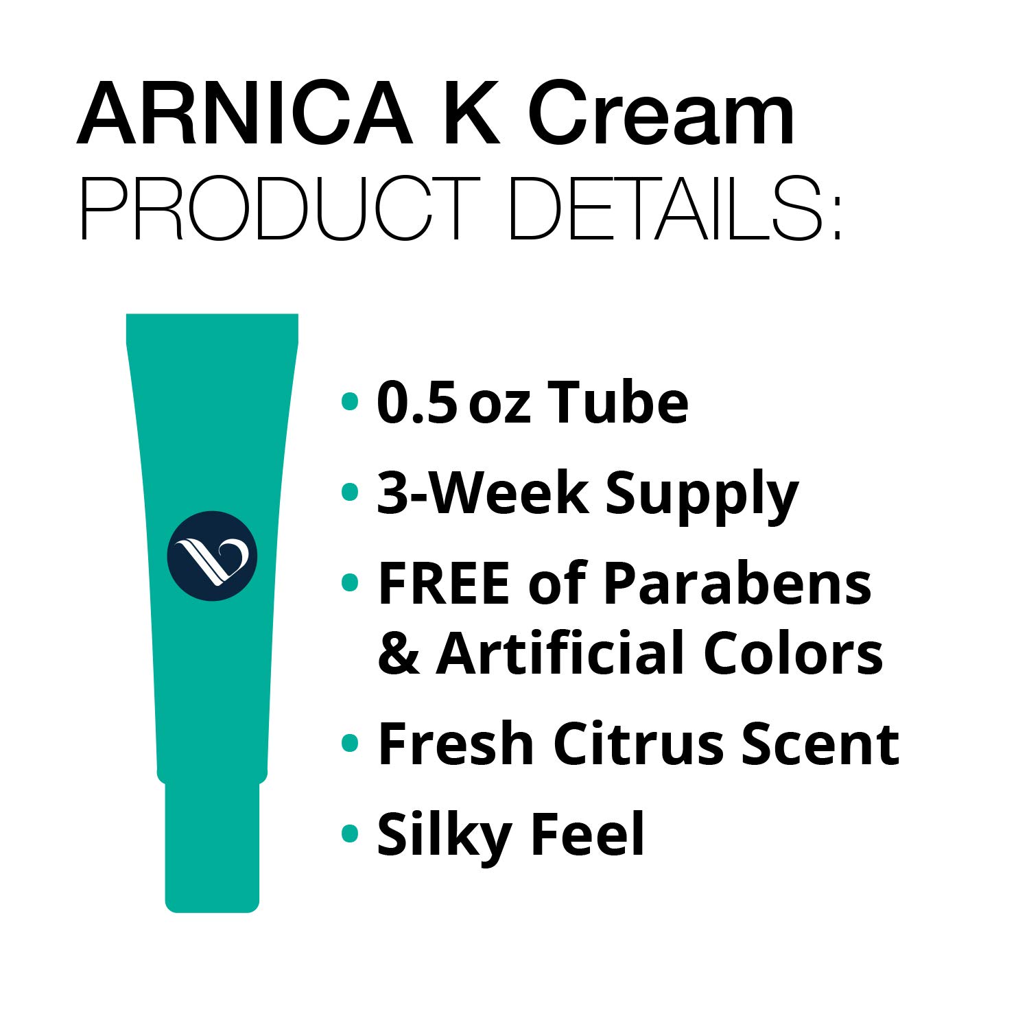 VitaMedica Arnica Montana 30X HPUS Tablets & Arnica Cream with Vitamin K for Bruising & Swelling