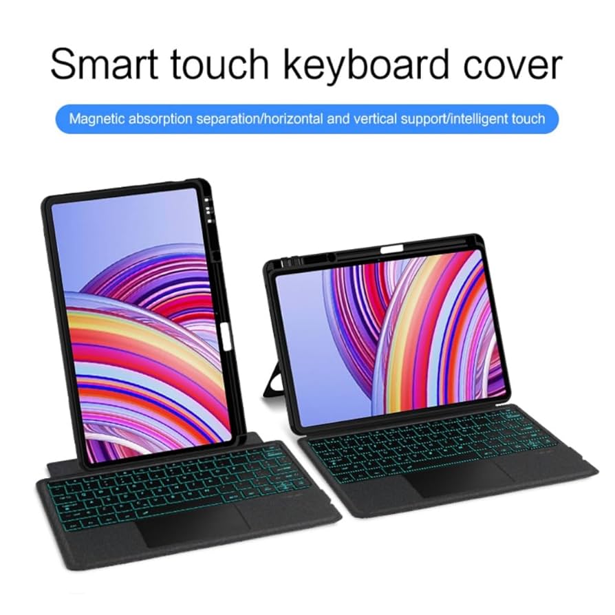 POCO Pad＆純正スマートペン、キーボードカバー Xiaomi Poco Pad用の魔法のスマートキーボード,12.1インチ,保護